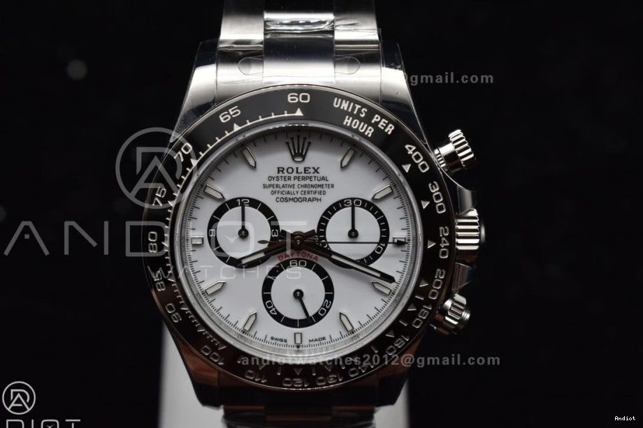Movement SL4801 126500 SBF Rolex 1:1 Daytona Steel White Dial Factory VS 904L In Reliable 1054 0725
